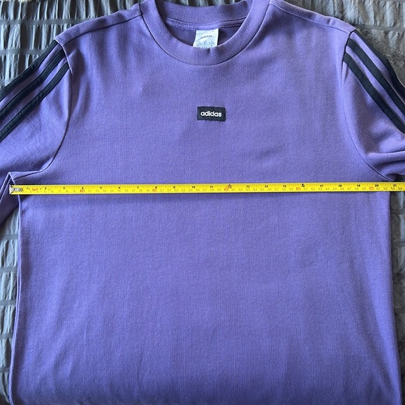 NWT Adidas Moment Athletic Dress Tech Purple and Black Three Stripes Womens XL - Picture 11 of 16